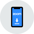 ZOOMアプリをインストール
